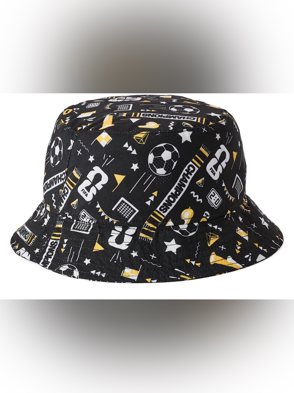 FIFA World Cup 2026 Bucket Hat Black Yellow New Toddler